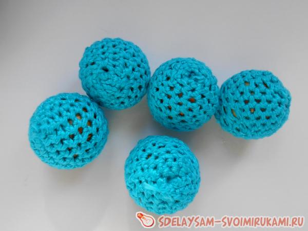 обвязывать крупные бусины