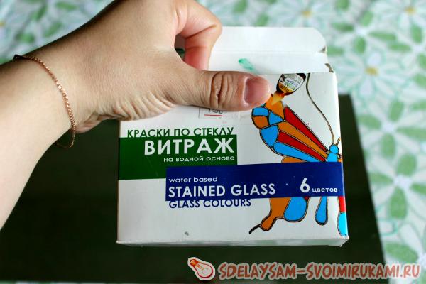 краски для рисования витражей