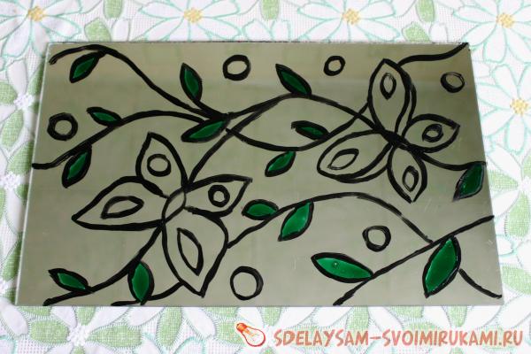 декорирование зеркала или стекла