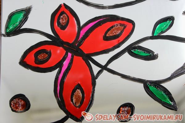 декорирование зеркала или стекла