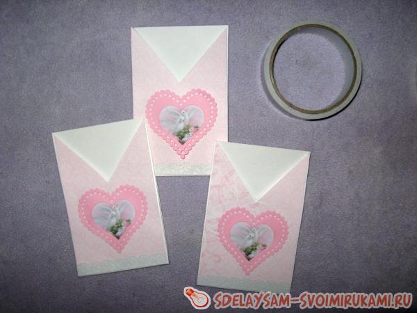 Приглашения на свадьбу в виде конверта