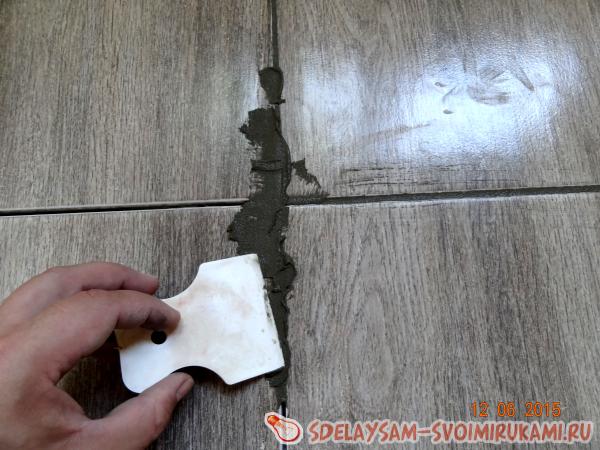 заделывание швов