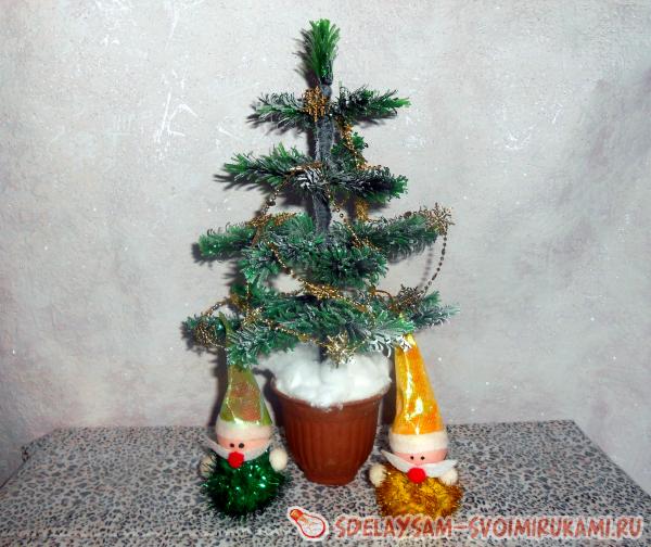 елочка из пластиковой бутылки