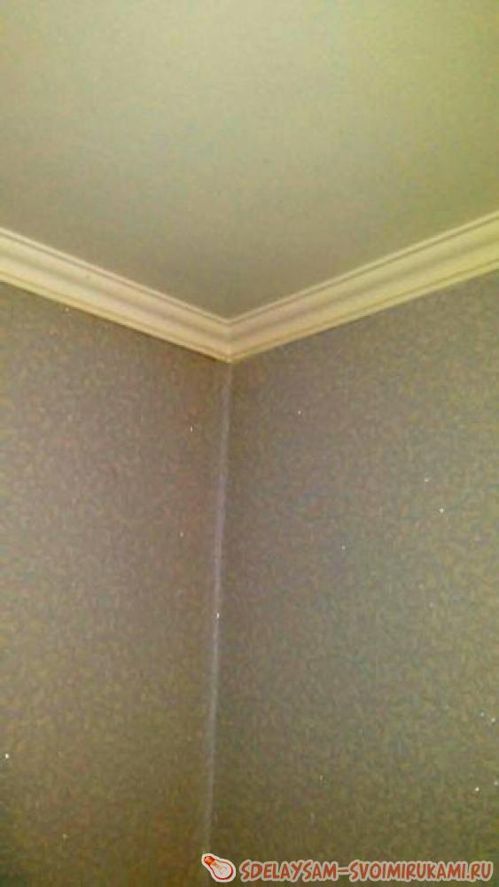 чернеет стена что делать