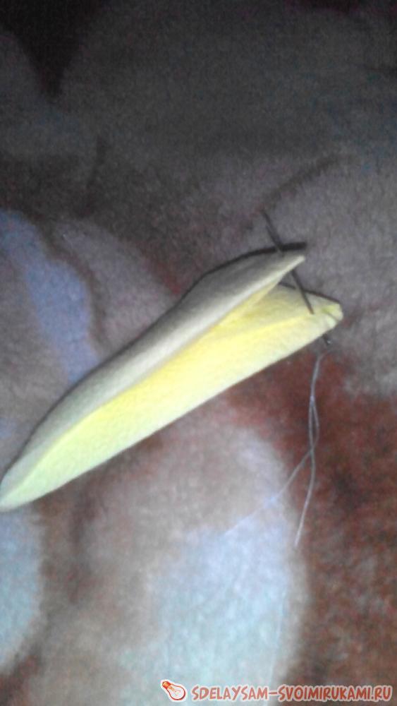 Лотос из салфеток