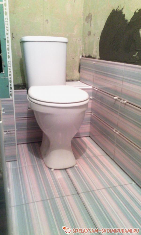 Выкладываем санузел плиткой