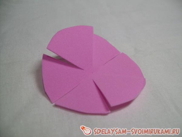 Георгин из фоамирана