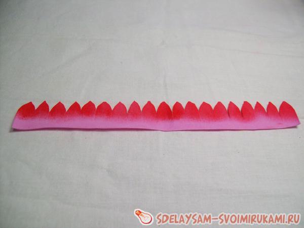 Георгин из фоамирана