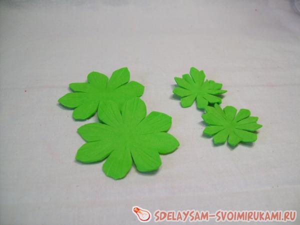 Георгин из фоамирана