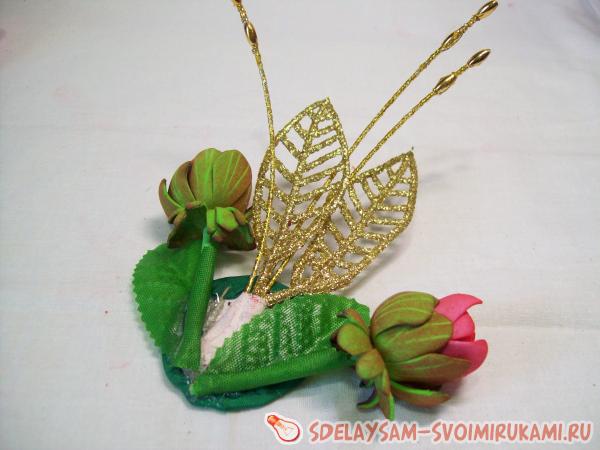 Георгин из фоамирана