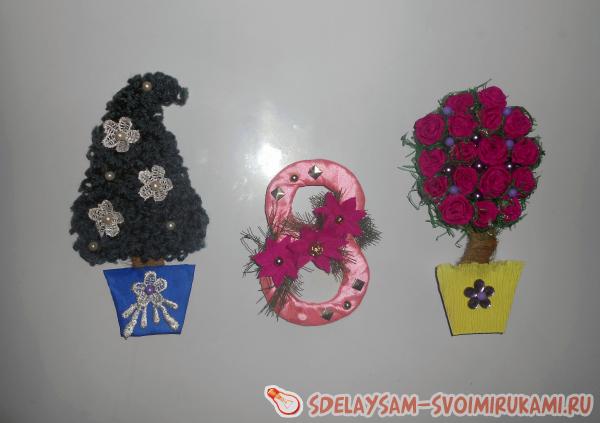 Магнит на холодильник своими руками