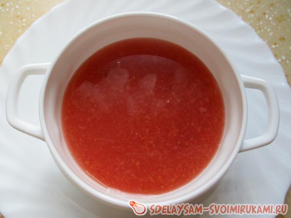 черешневый холодный суп