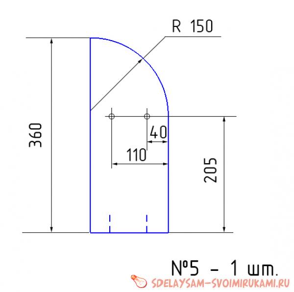 Трехэтажная полочка