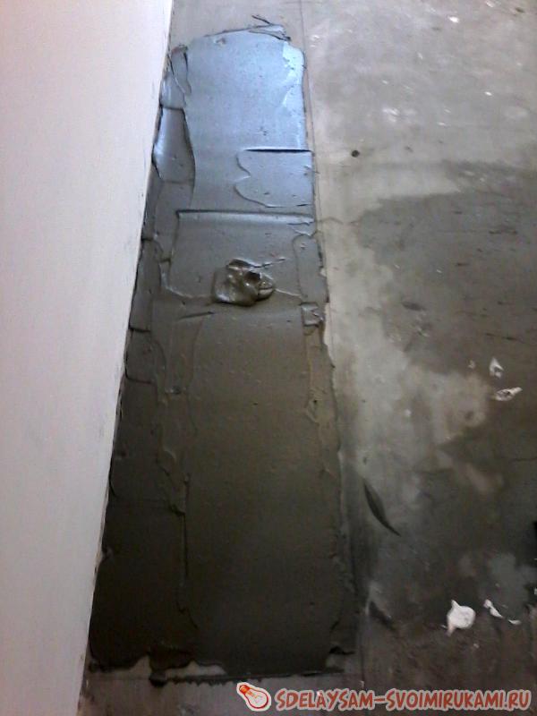 Монтаж керамической плитки