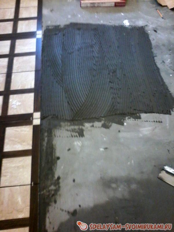 Монтаж керамической плитки