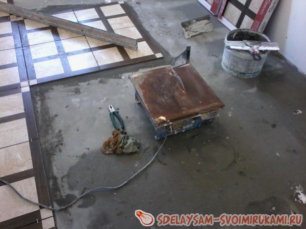 Монтаж керамической плитки