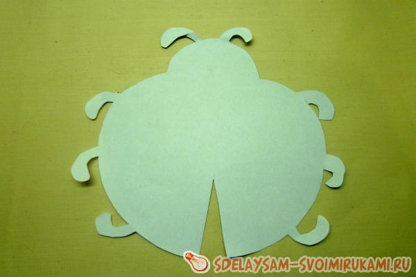 сумочка из фетра Божья коровка