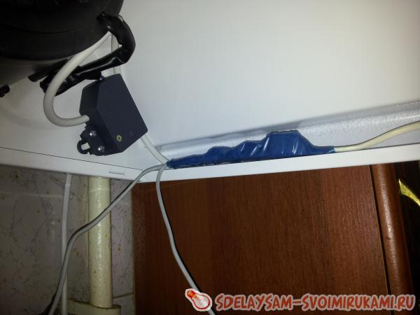 изолируем и устанавливаем