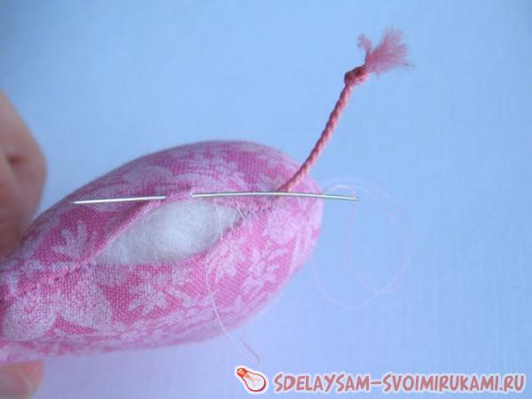 Зашейте отверстие