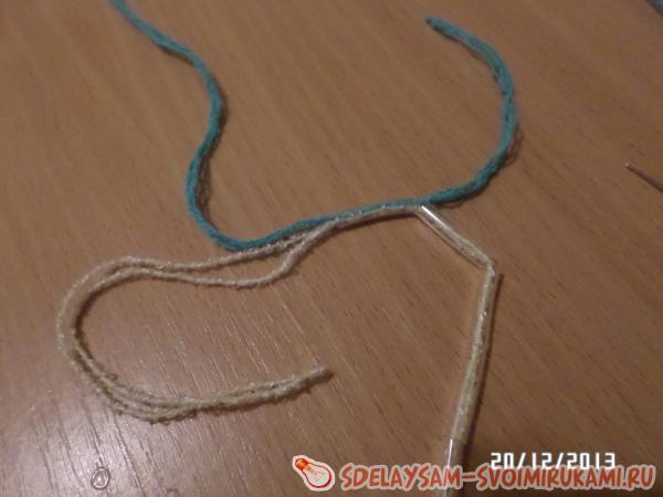 продеваем в деталь