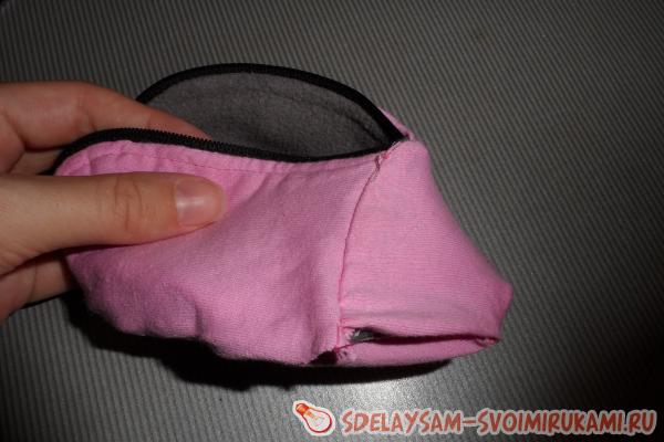 зашейте открытый срез