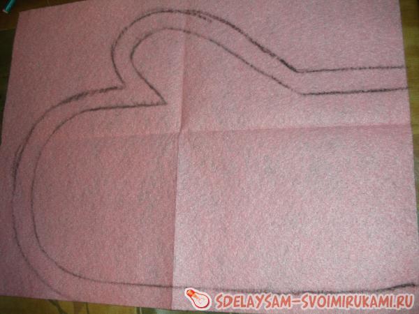 На ткани контур