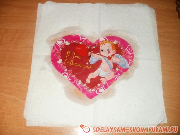 отделяем верхний слой