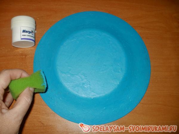 Финишную голубую краску