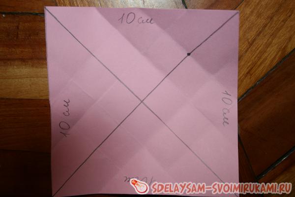 заворачиваем к отметке