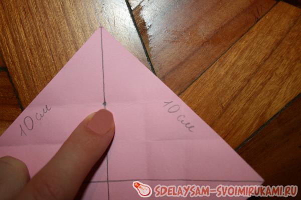 заворачиваем к отметке