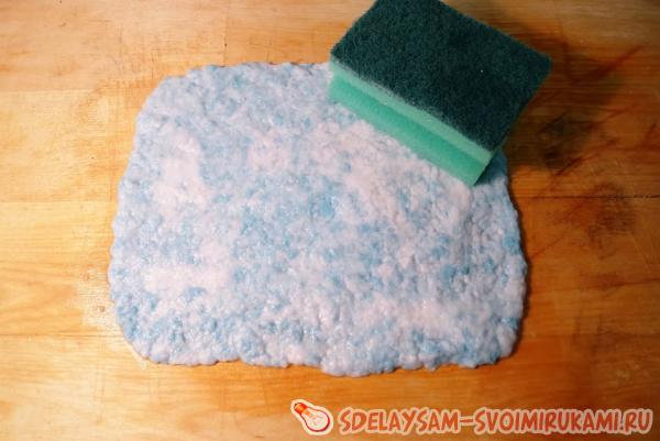 сформируйте лист скалкой