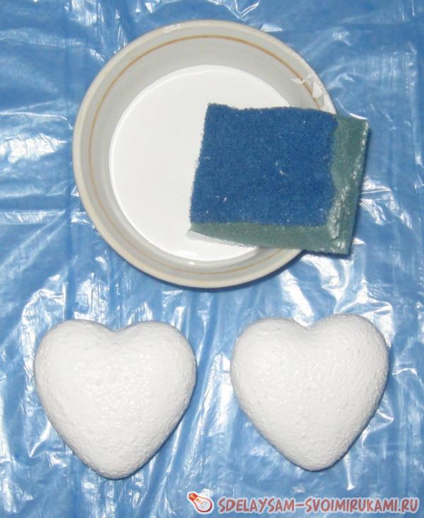 окрашиваем губкой