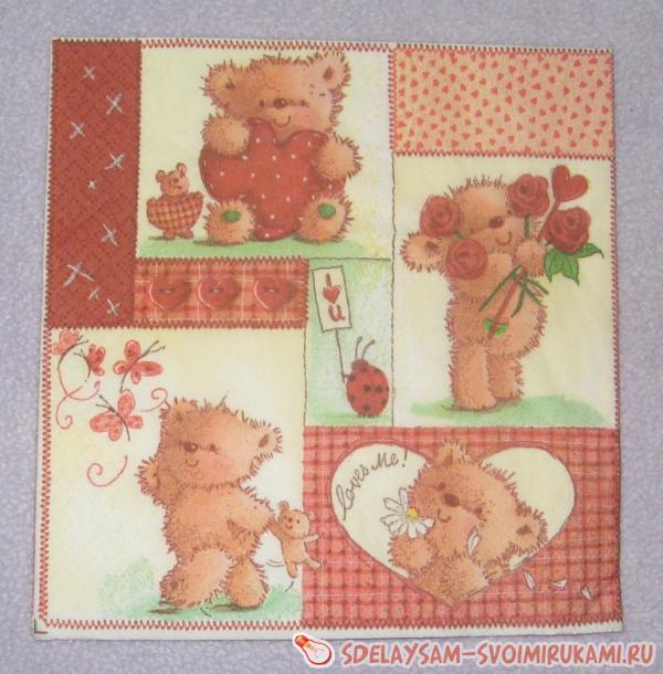 белфетка с рисунком