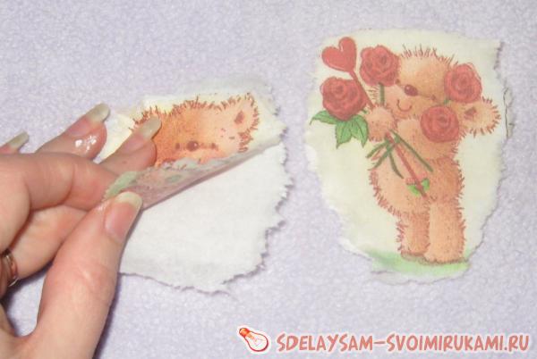 отделяем слой с рисунком