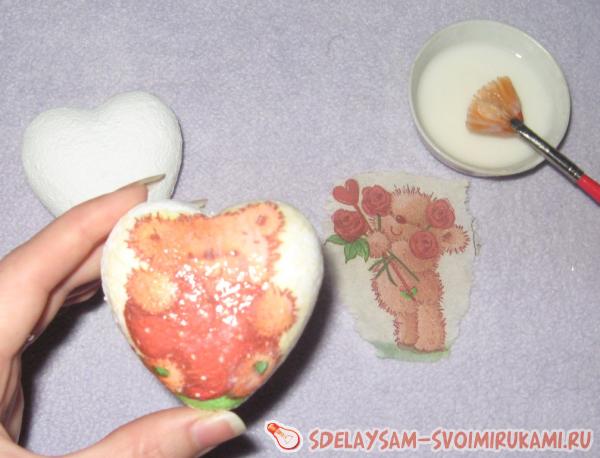 промазываем клеем