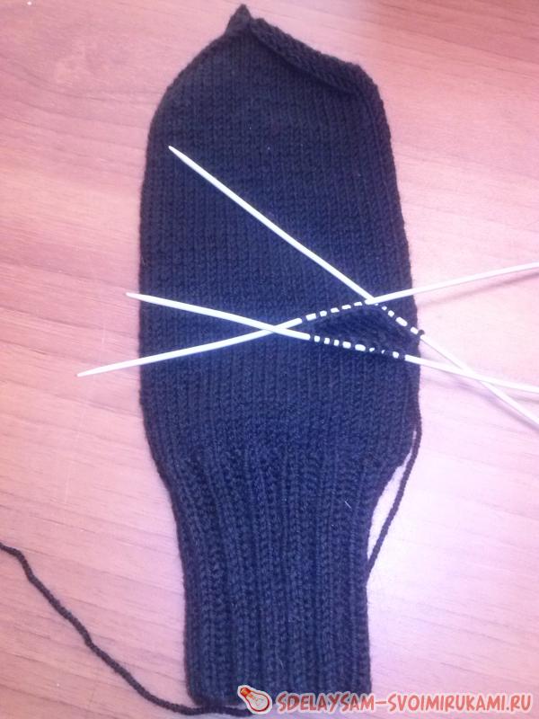Вязание пальца 10