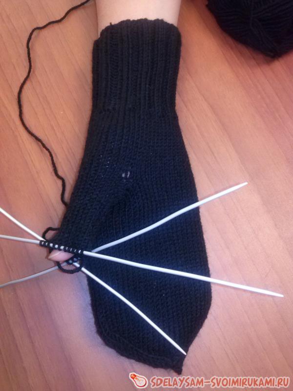 Вязание пальца 11