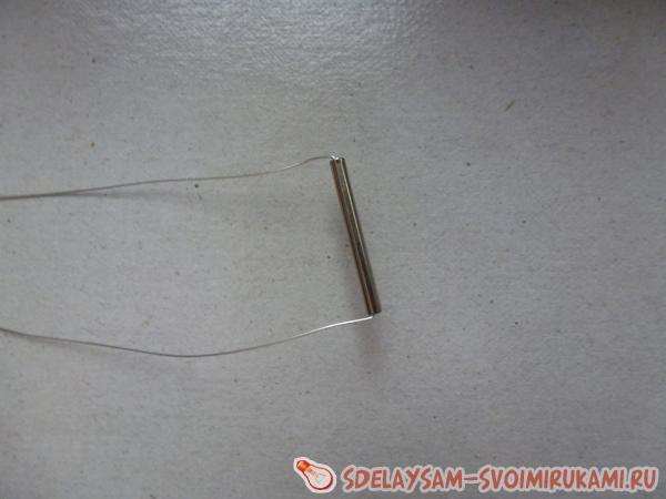 продеть одну трубку