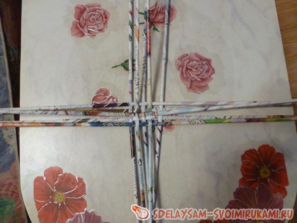 оставшиеся кончики по кругу