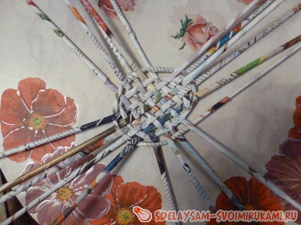 плетем горшок