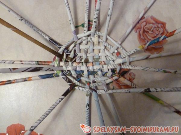 плетем горшок