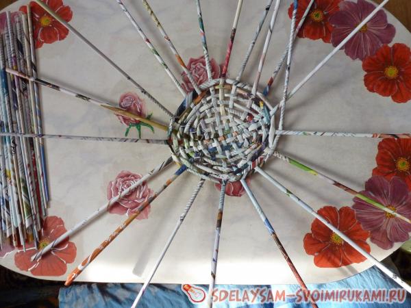 плетем горшок