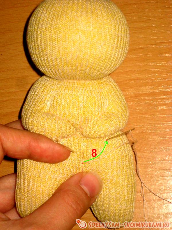 шьем строго по точкам