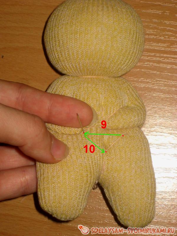 шьем строго по точкам