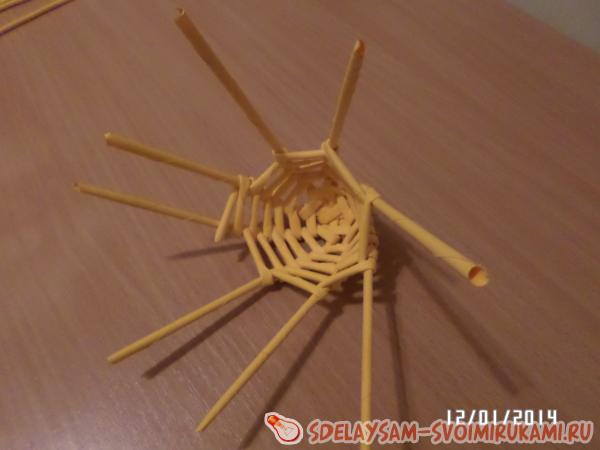 продолжаем плести по кругу