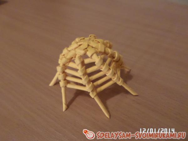 срезаем ножницами