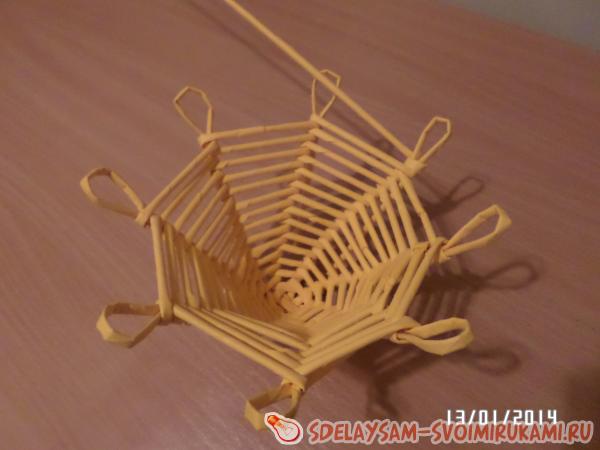 заправить внутрь