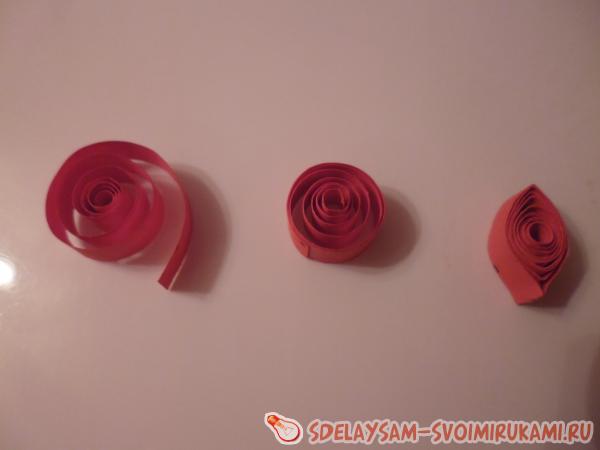 свободной закрепленной спирали