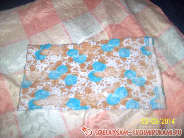 Подгибаем ткань