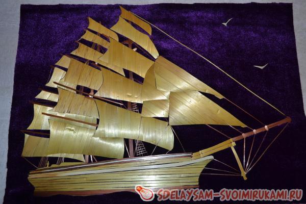 картины из соломки